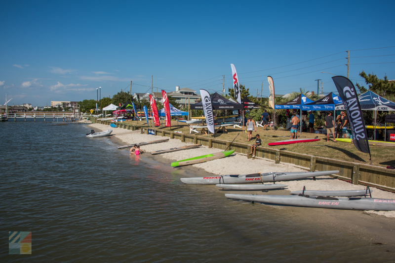 A paddling event in Wrightsville Beach