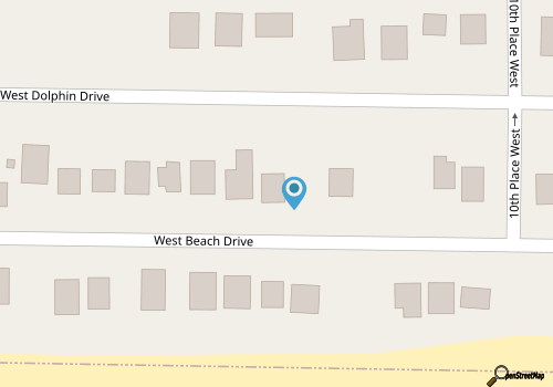 Ocean Views! Pup Friendly! 2 Minute Walk 2 Beach!  map location