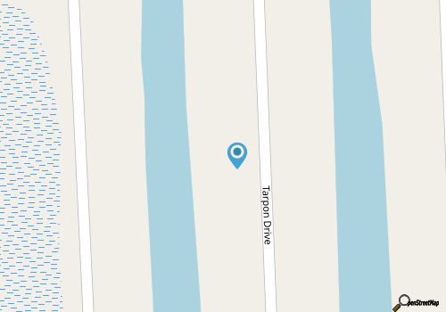 Hobbs Realty - “Fool's Paradise” | Canal Home w/ Dock, 2 Living Rooms & Water Views map location