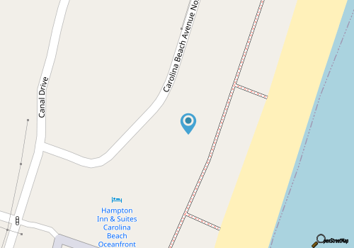 Carolina Beach Condo w/ Marina View, on Boardwalk map location