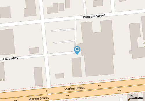 Downtown PVT Parking Orange Street Retreat map location