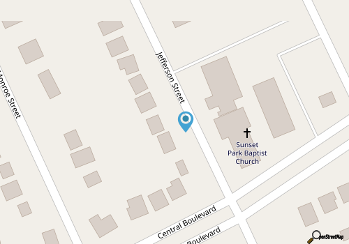 Peaceful 1-bedroom Sunset Park Cottage map location