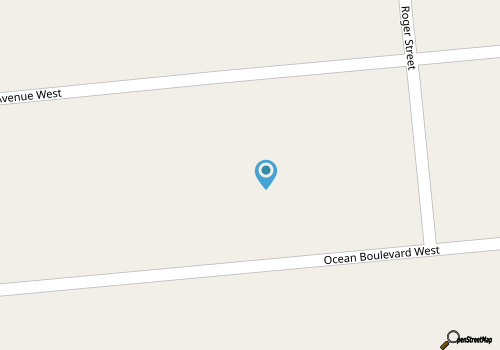 Oceanfront 5BR, 4BA Holden Beach getaway map location