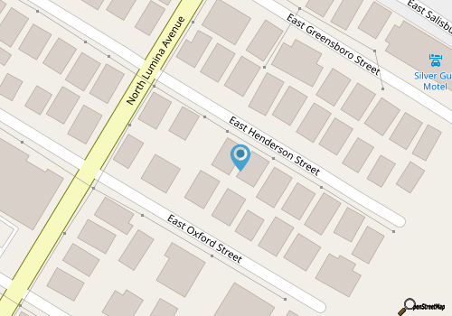 Modern Beachy Oasis! Upper Level, Just Steps From the Ocean! map location