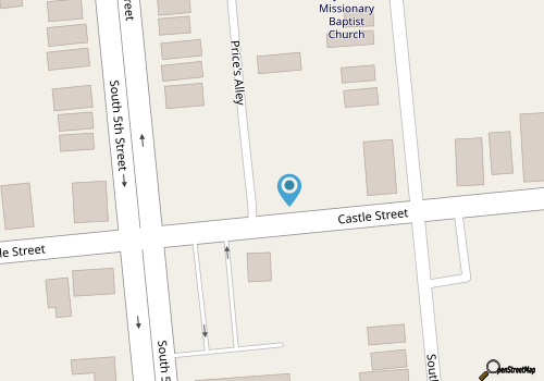 10 Bedroom Church Downtown Wilmington map location