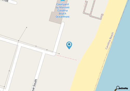 Steps to Boardwalk: Carolina Beach Condo w/ Views! map location