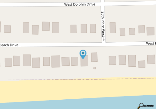 Beach Music: 4 Bedroom Beach Rental in Oak Island, Sleeps 9 map location