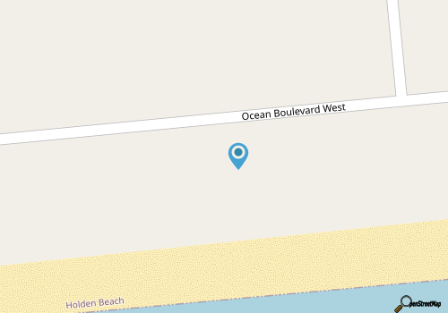 Dog-friendly beachfront house with screened porch, AC & W/D map location