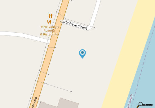 3rd Floor 2BR OF Condo - Near Boardwalk; Daily chairs/umbrella rental in summer map location