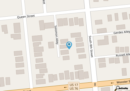 The Alley Hideaway- Walk to Castle St. shops and restaurants map location