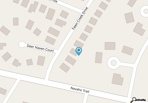 2BR/2BA Cottage centrally located in Midtown map location