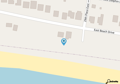 Beautiful Oceanfront 4BR/2BA House - Ocean Views, Sleeps 8 map location