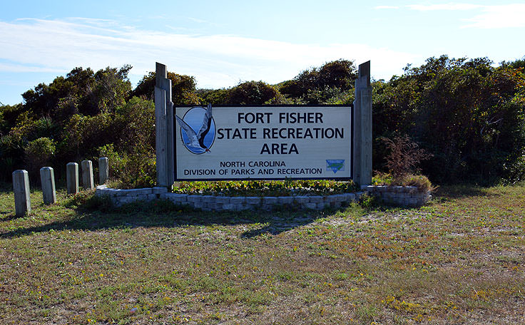 Visitor center at Fort Fisher State Recreation Area