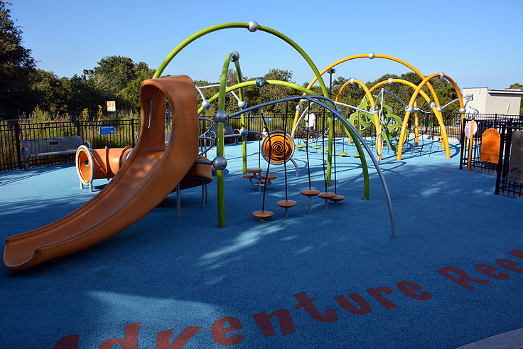 A playground at the N.C. Aquarium at Fort Fisher