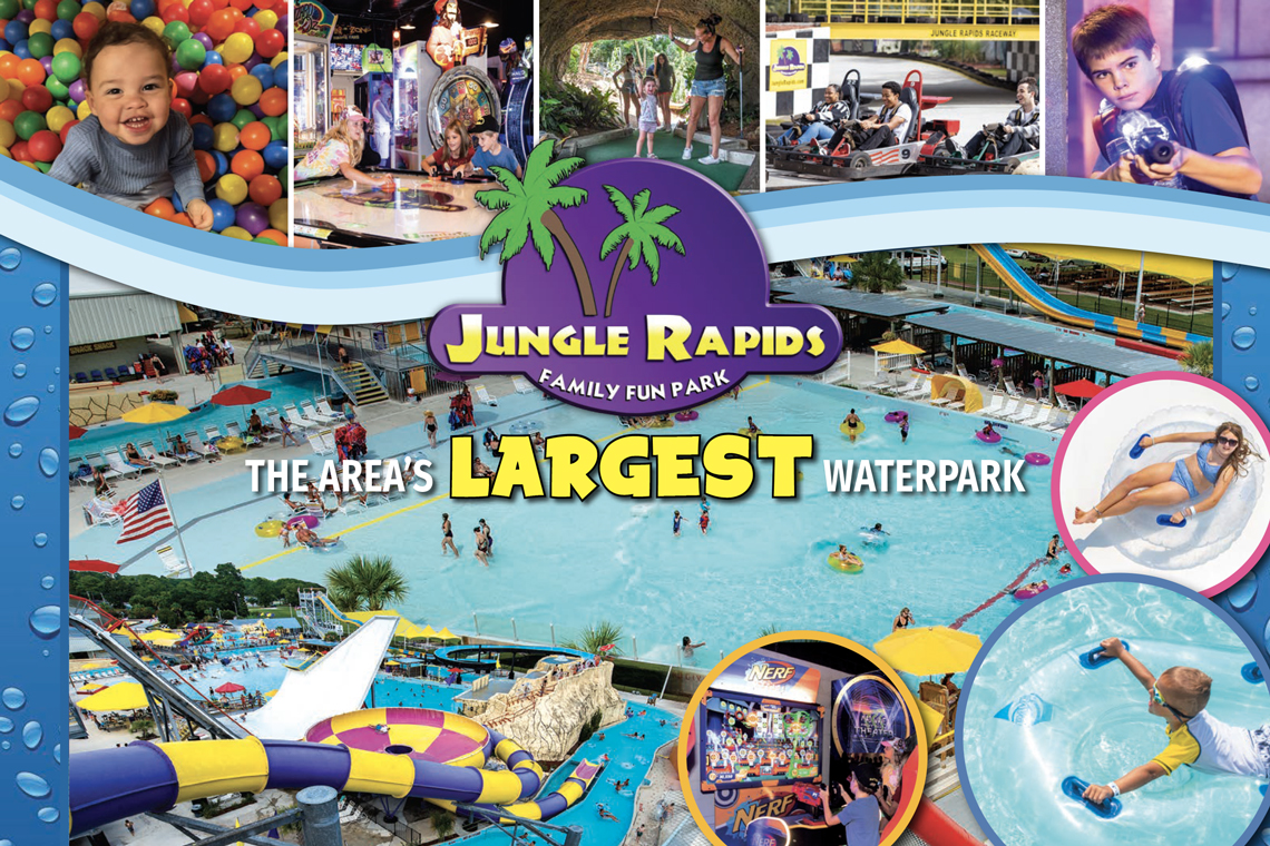 $2. OFF T-Shirt JUNGLE RAPIDS FAMILY FUN PARK