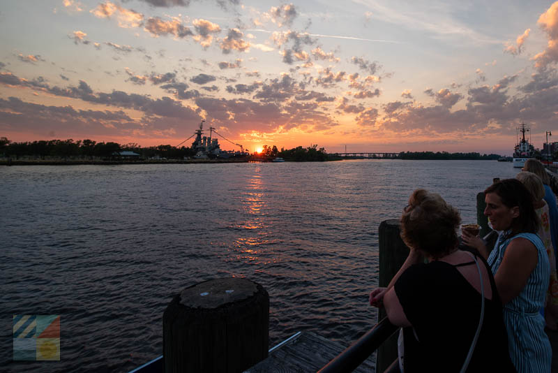 Sunset on the Cape Fear River