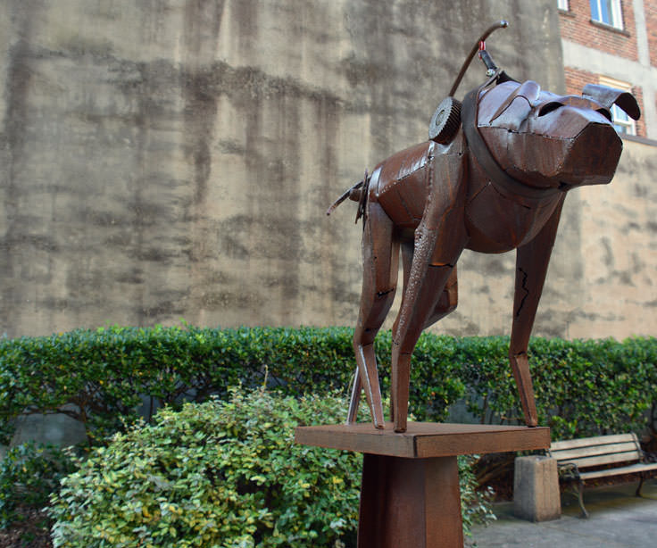 Bijou Park sculpture