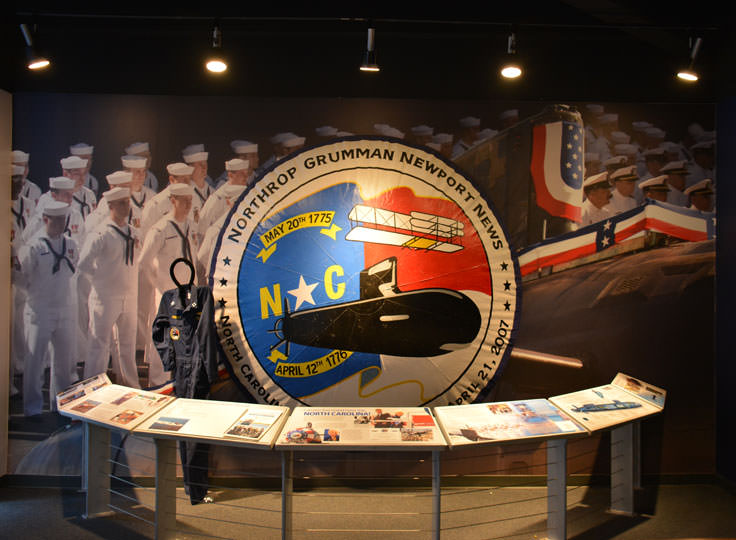 An exhibit at the USS North Carolina in Wilmington, NC