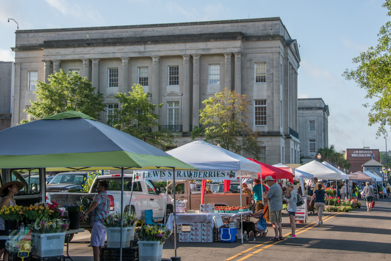 Farmers Market in downtown Wilmington NC