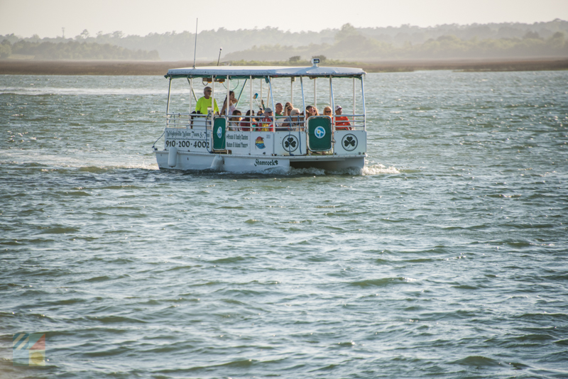 A boat tour from Wrightsville Beach