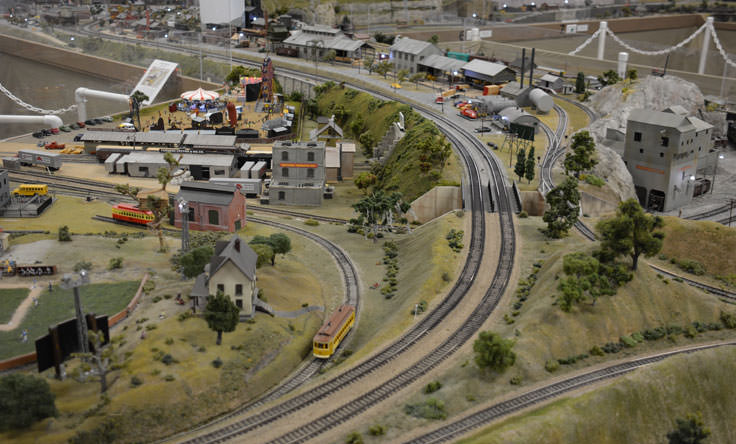 Miniature train display at the Wilmington Railroad Museum