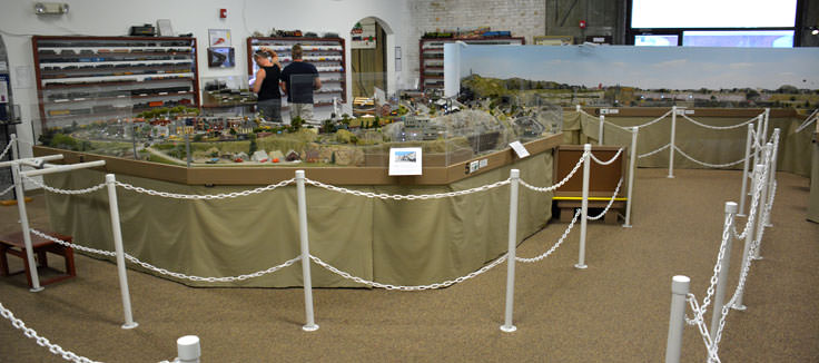 Miniature train display at the Wilmington Railroad Museum