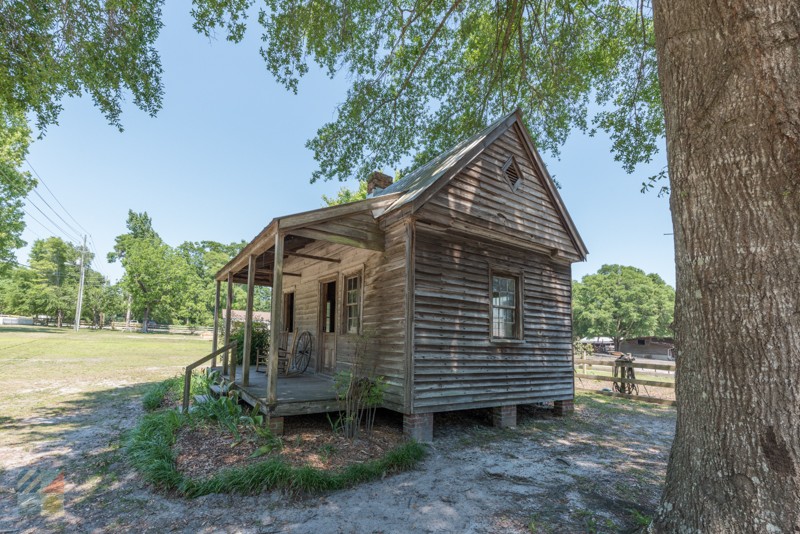 An outbuilding at the Poplar Grove Plantation