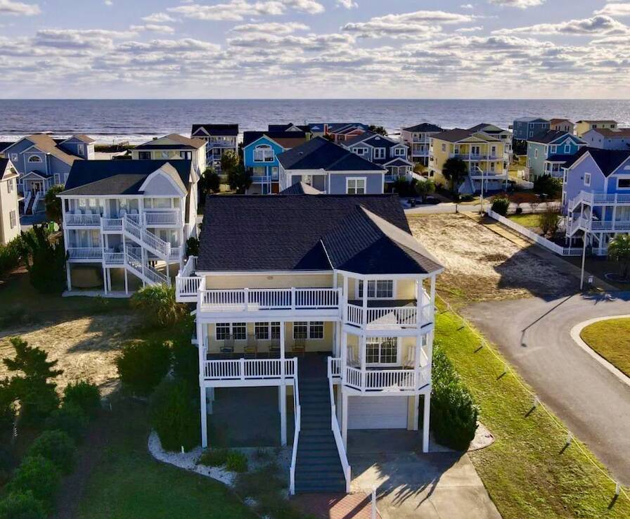 NEW RENTAL... Vacation rental home in Holden Beach, NC settings>site