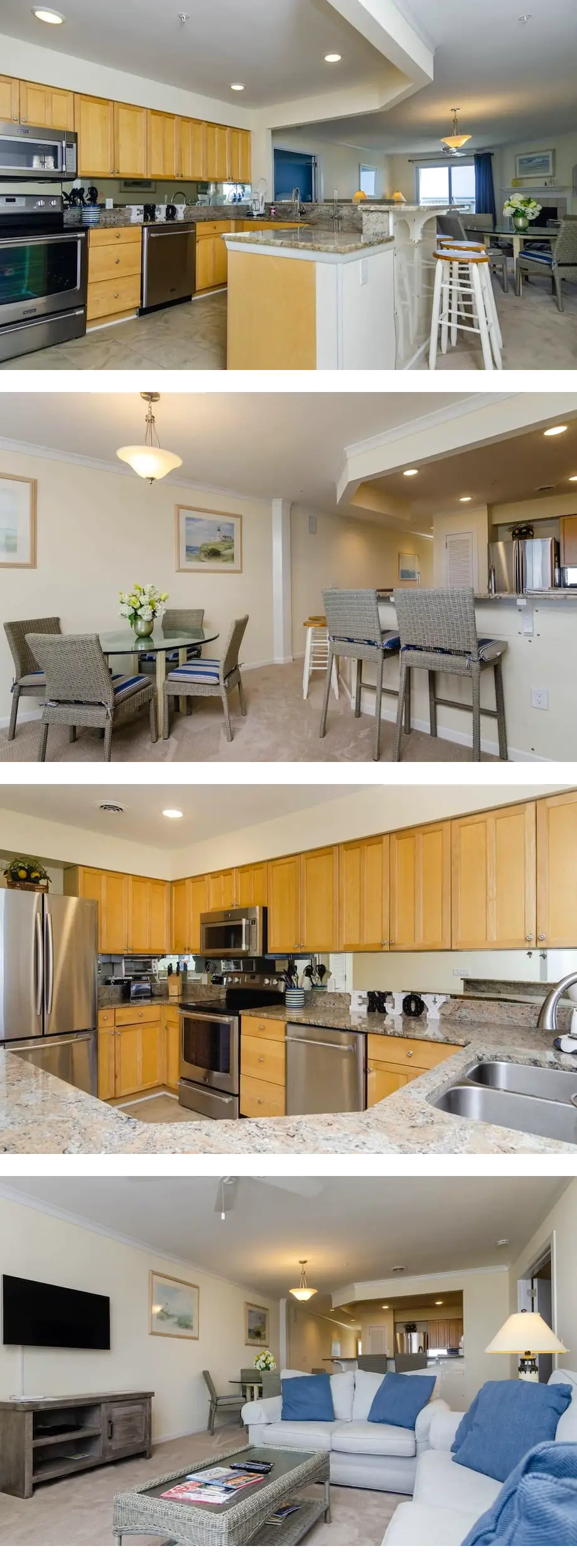Inviting Oceanfront 3BR Condo in Wrights...