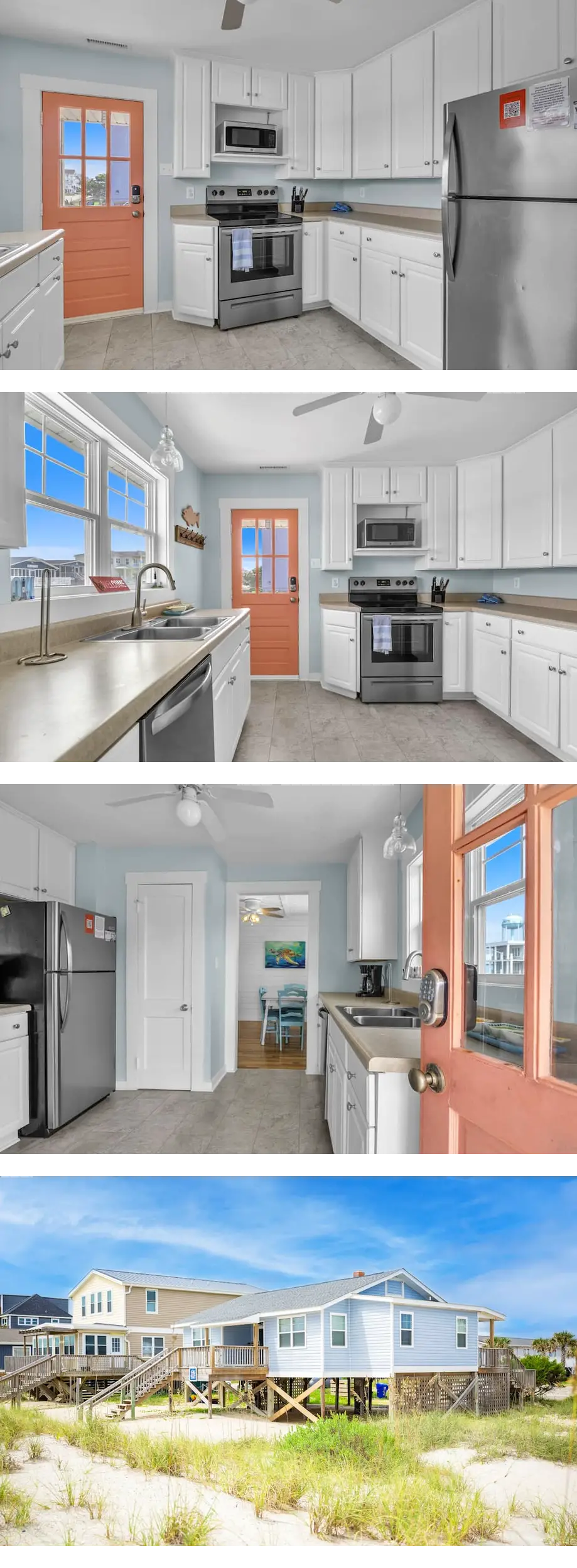 Salty But Sweet: Renovated Oceanfront Home on Oak Island with Great Views
