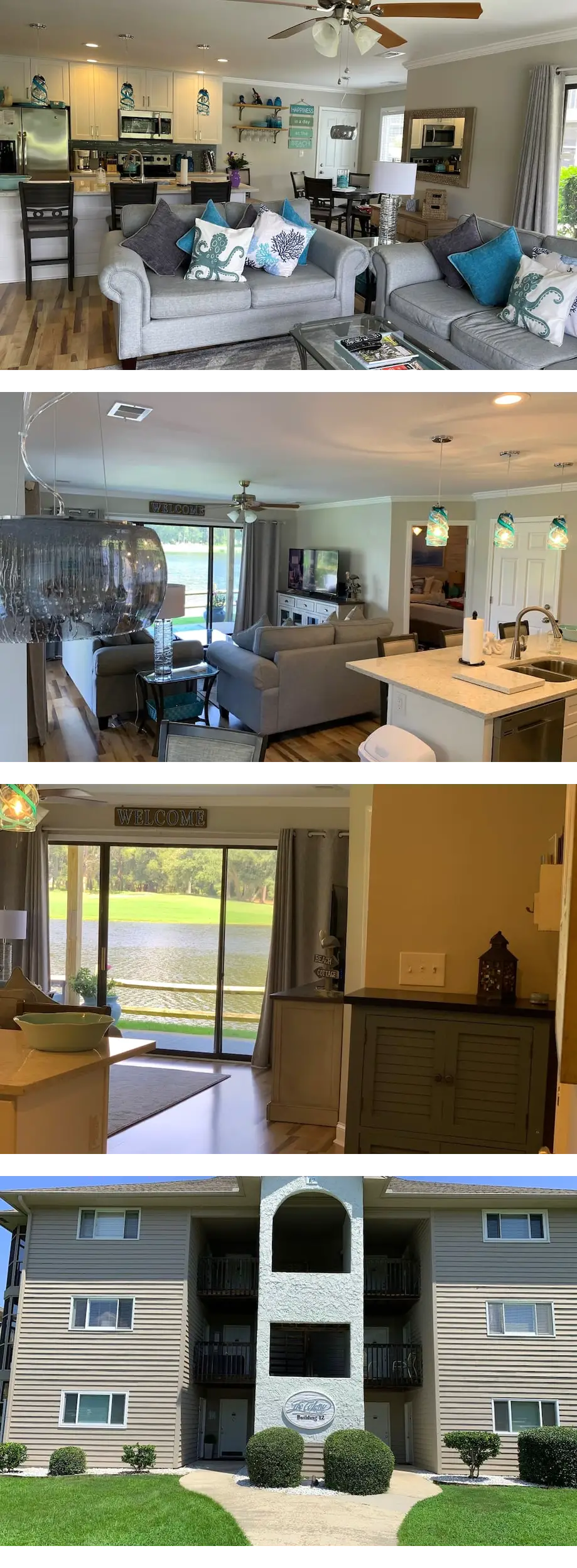 Lake and Golf Course Views at this Coast...