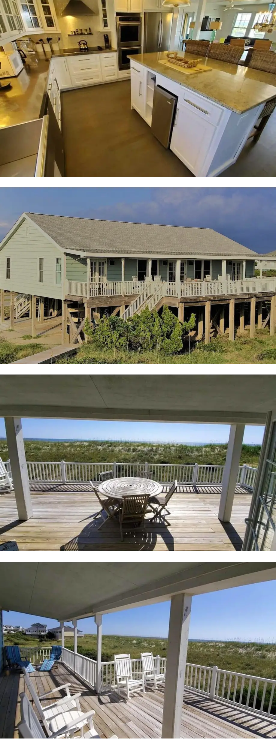 Oceanfront beach house on Bald Head Isla...