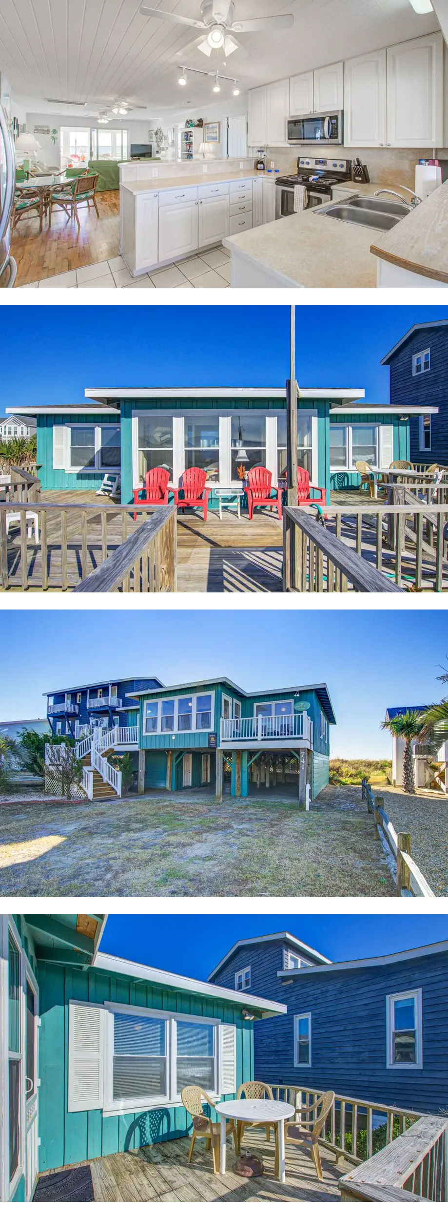 Oceanfront home with beach access - larg...