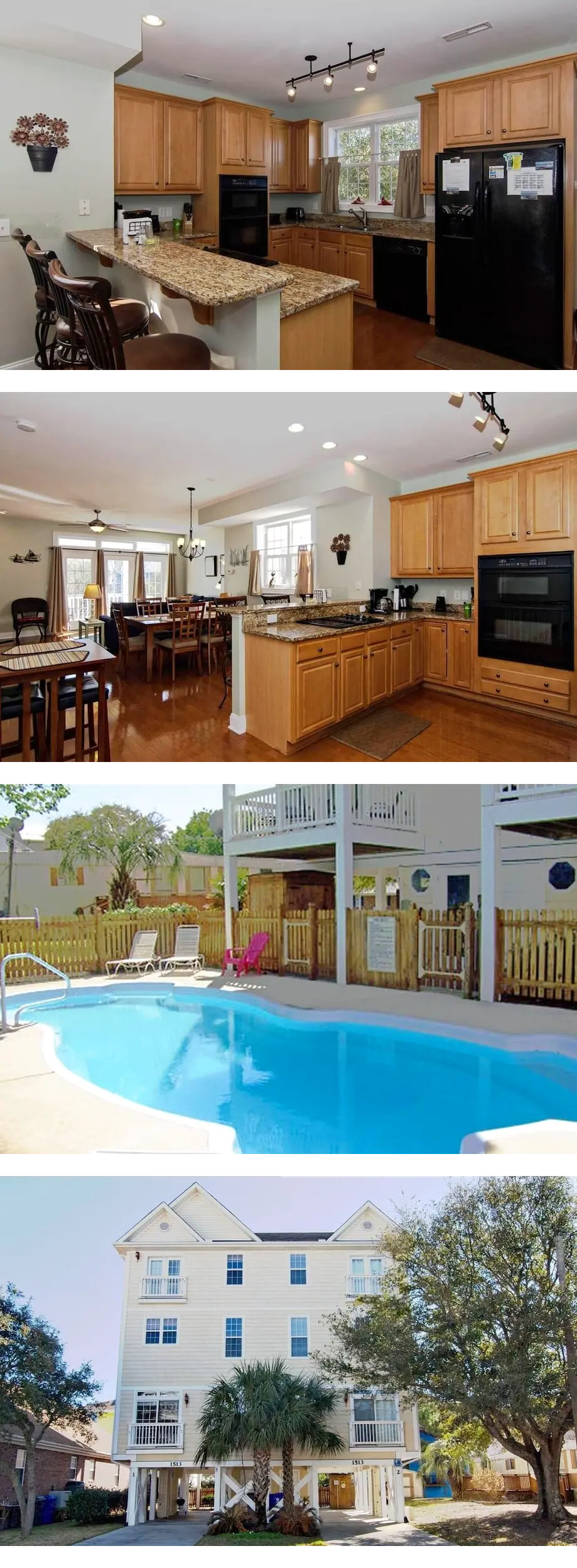 Upscale 4 BR Duplex with a Pool!