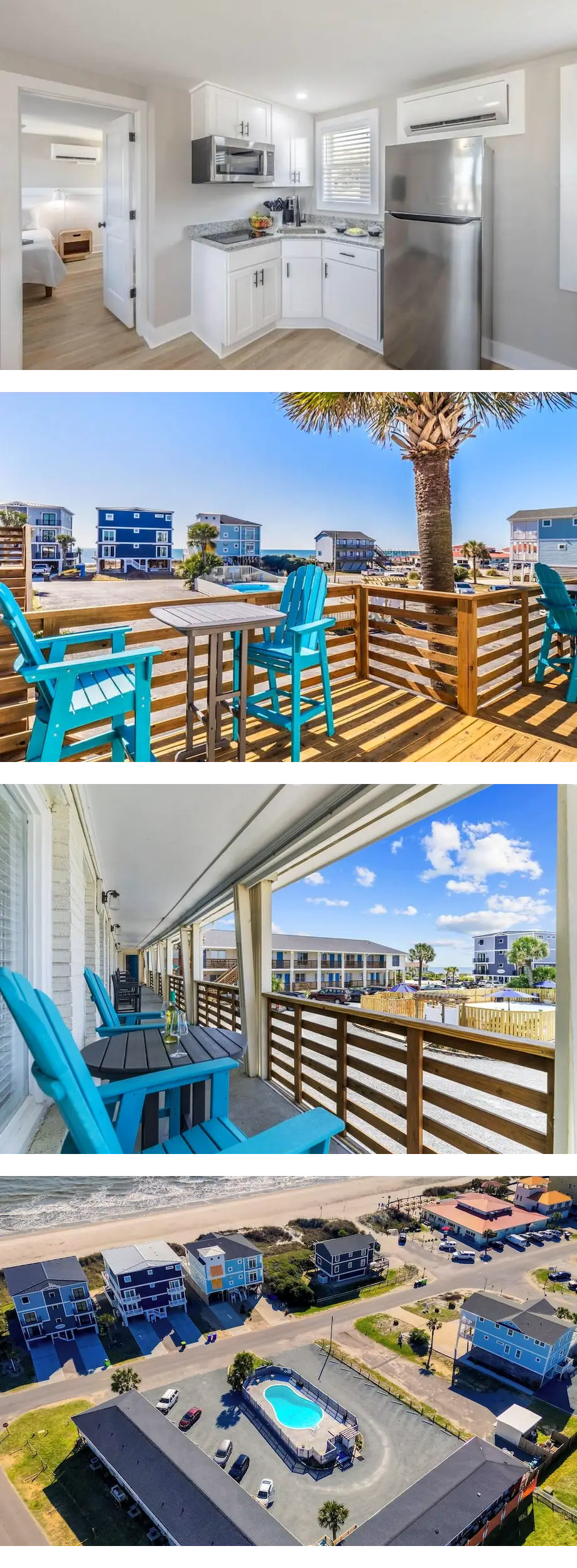 Beach House OKI - King Suite in hotel on Oak Island, North Carolina