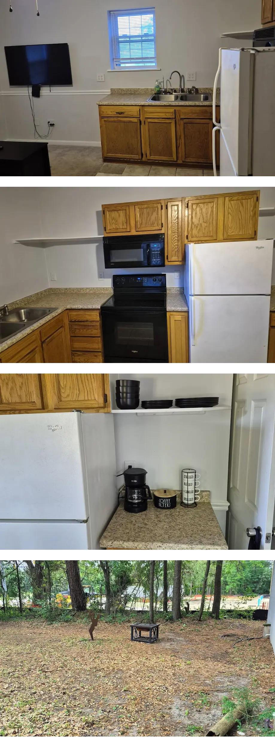 1 Bedroom 1 bath with 3 car parking. Side Yard, Carolina Beach.5 minutes away.