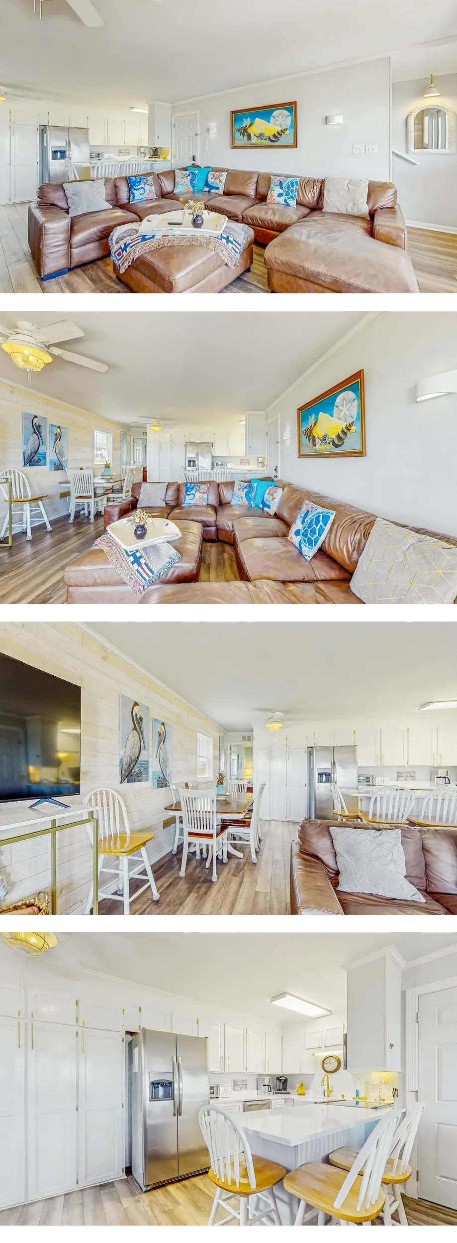 Oceanfront duplex with beach access, 2 p...