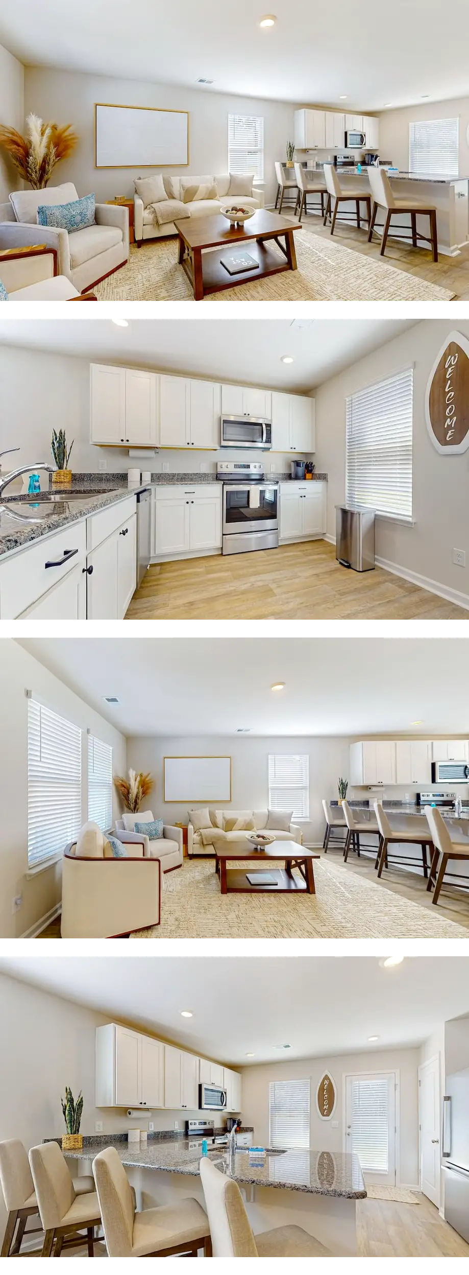 Coastal home with central AC & W/D -  cl...