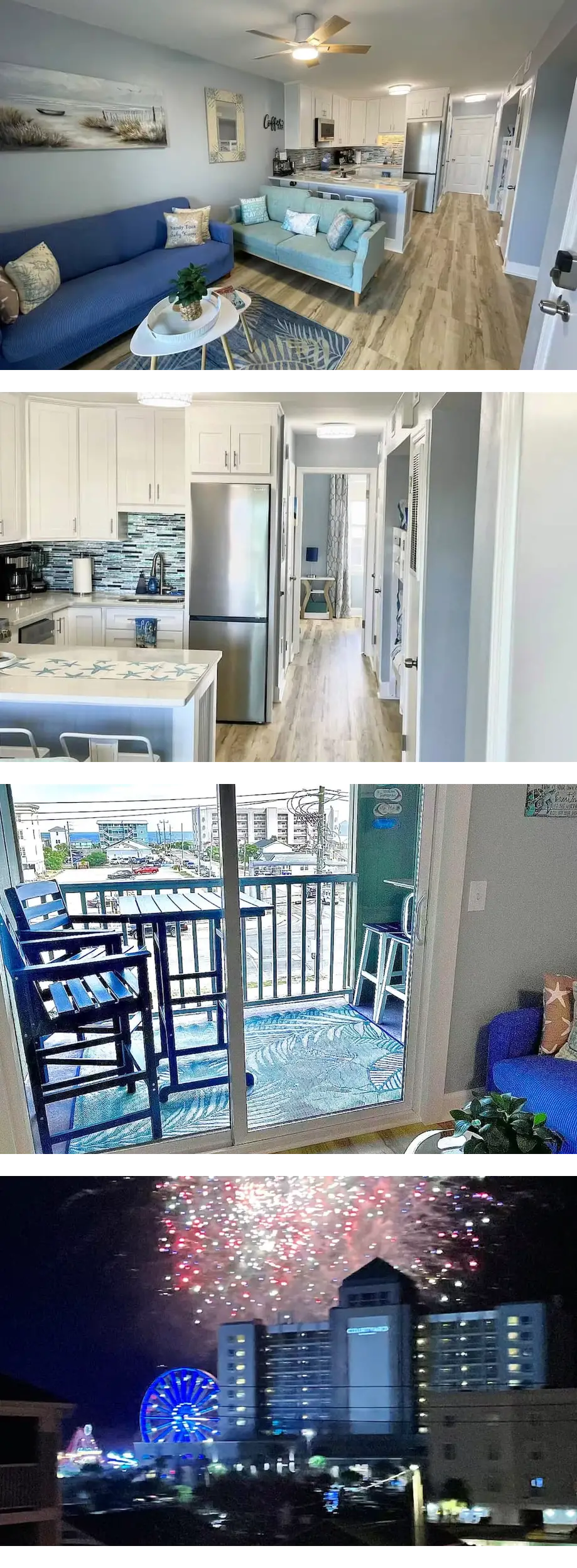 Condo Carolina Beach Boardwalk with POOL...