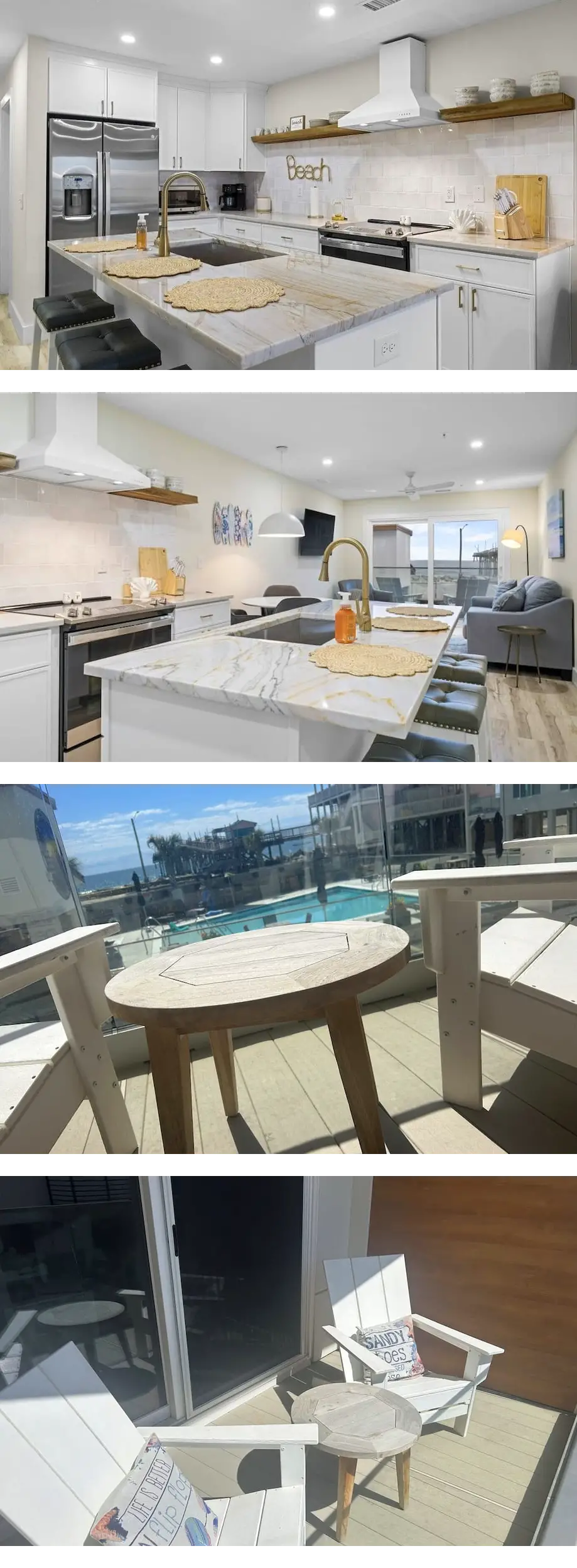 New ocean-front, 2BDr/2BA condo with poo...