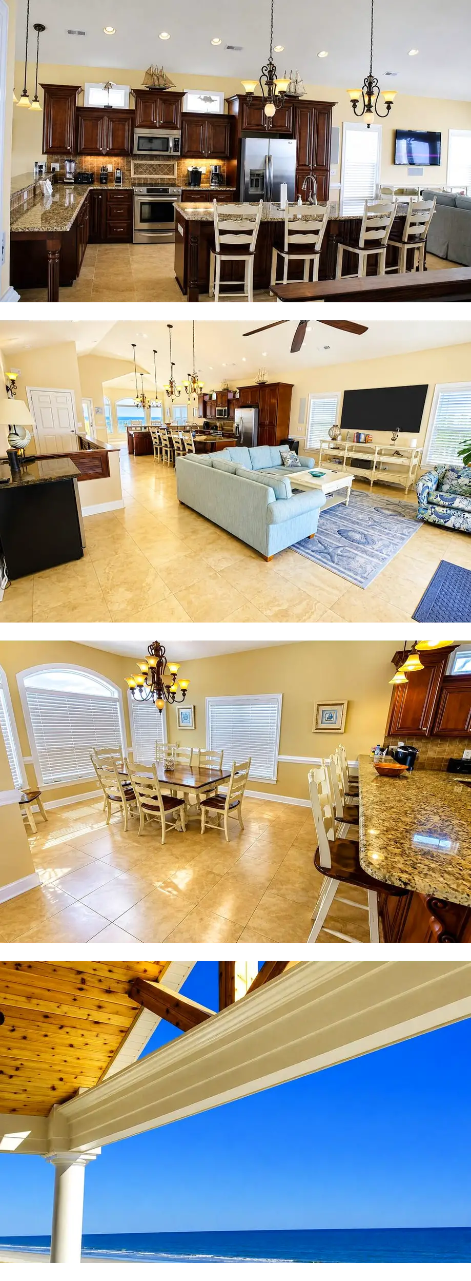 Ocean Front 6bed/6bath, gourmet kit, hea...