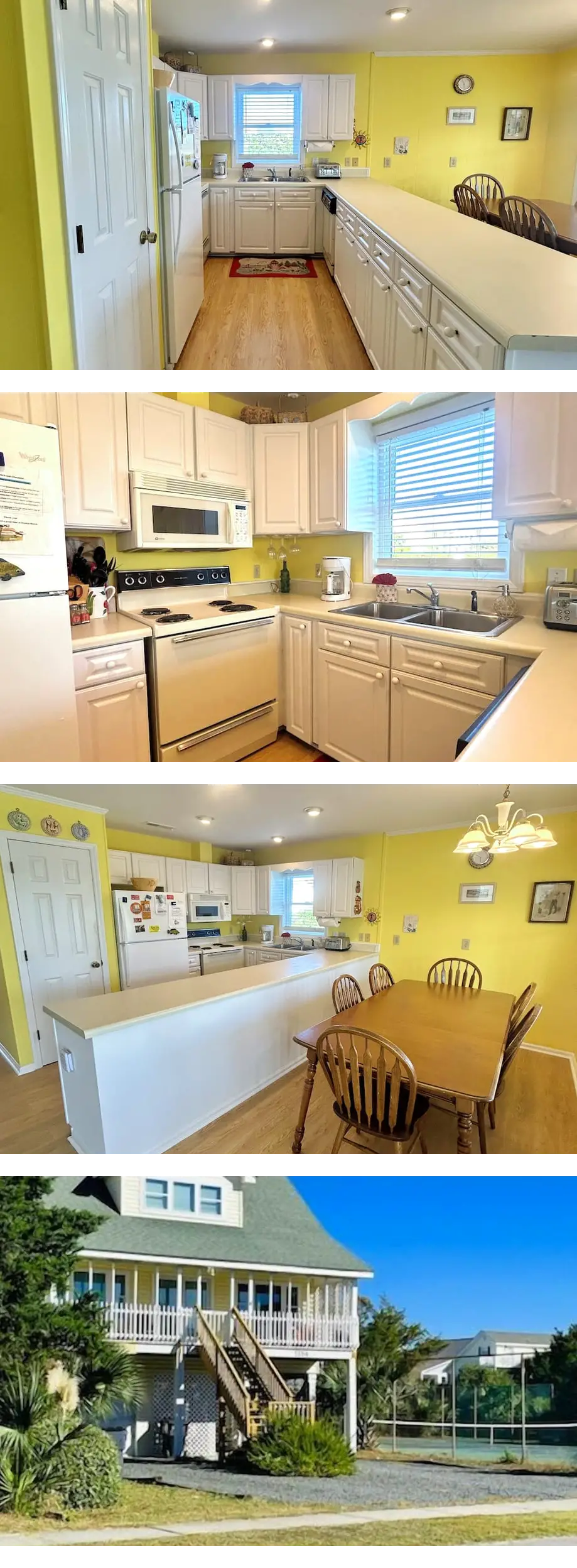 Cozy quiet 2nd row beach home. 4 bedroom...